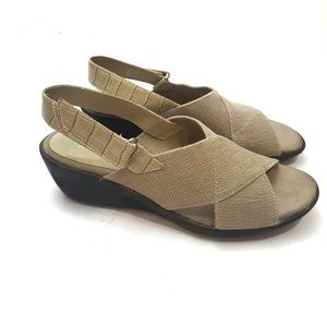 Aerosoles Memory Foam Wedge Sandals Badlands